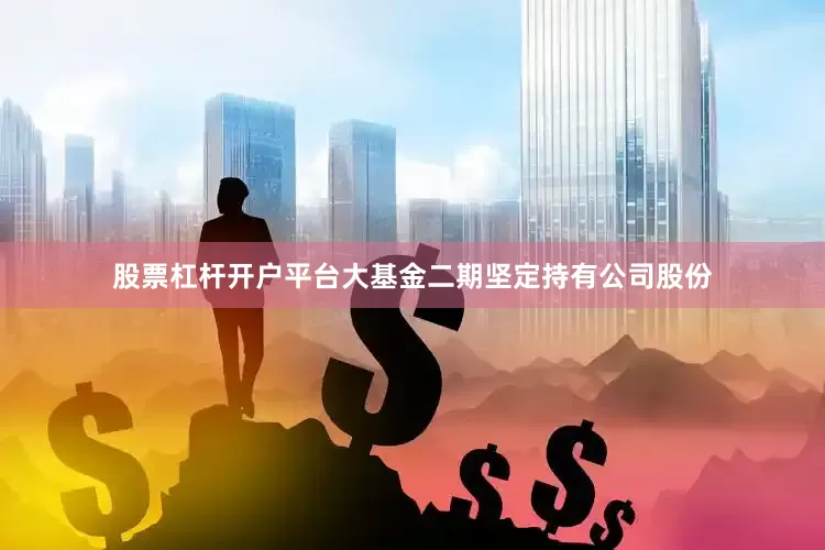 股票杠杆开户平台大基金二期坚定持有公司股份